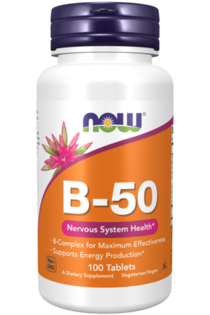 Now B50 Vitamin B Complex Tabs 100's